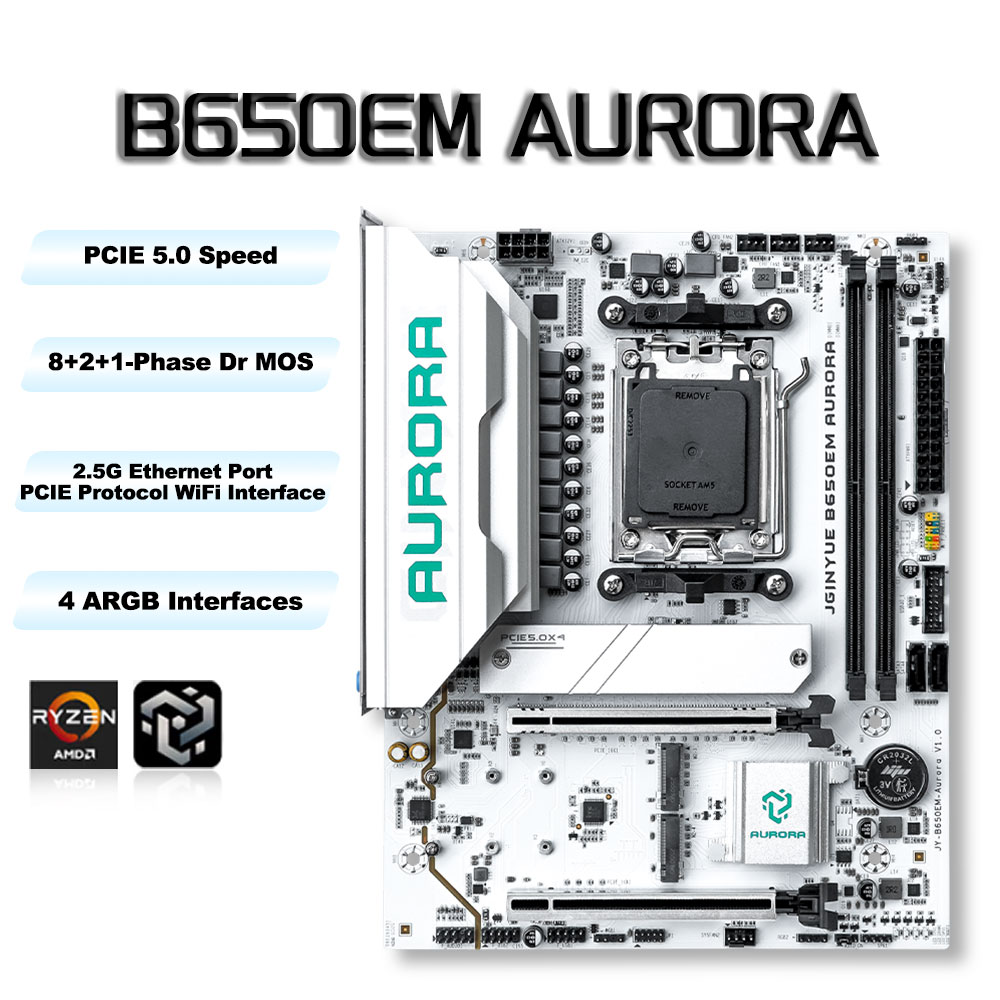 Am5 Micro Atx Pcie 5.0 Motherboard - Motherboard Gaming B650 MATX AMD AM5