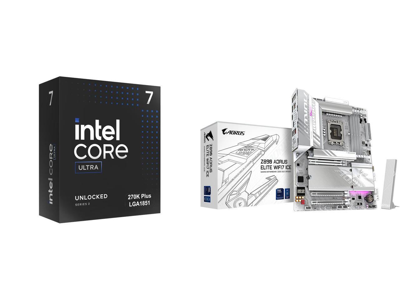 Z890 Wi-Fi 7 Motherboard - Kombo Motherboard CPU - Paket Intel