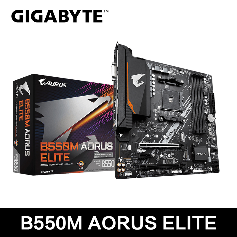 X870E Atx Motherboard - GIGABYTE Motherboard B550M AORUS ELITE Baru