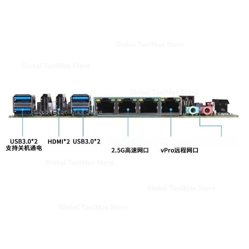 Motherboard Mini ITX C246 LGA1 - Mini Itx Dual 2.5G Nas Motherboard ulasan dan harga