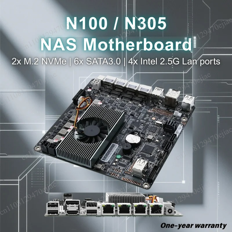 Motherboard N100 Mini ITX NAS  - Mini Itx Dual 2.5G Nas Motherboard ulasan dan harga