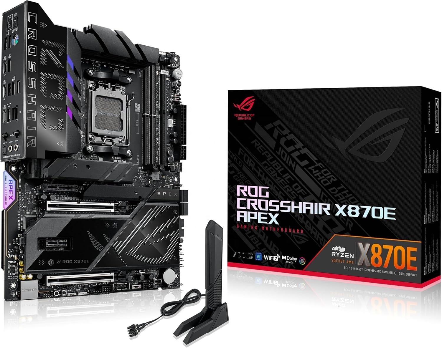 2025 ROG Crosshair X870E APEX  - X870E Atx Motherboard ulasan dan harga
