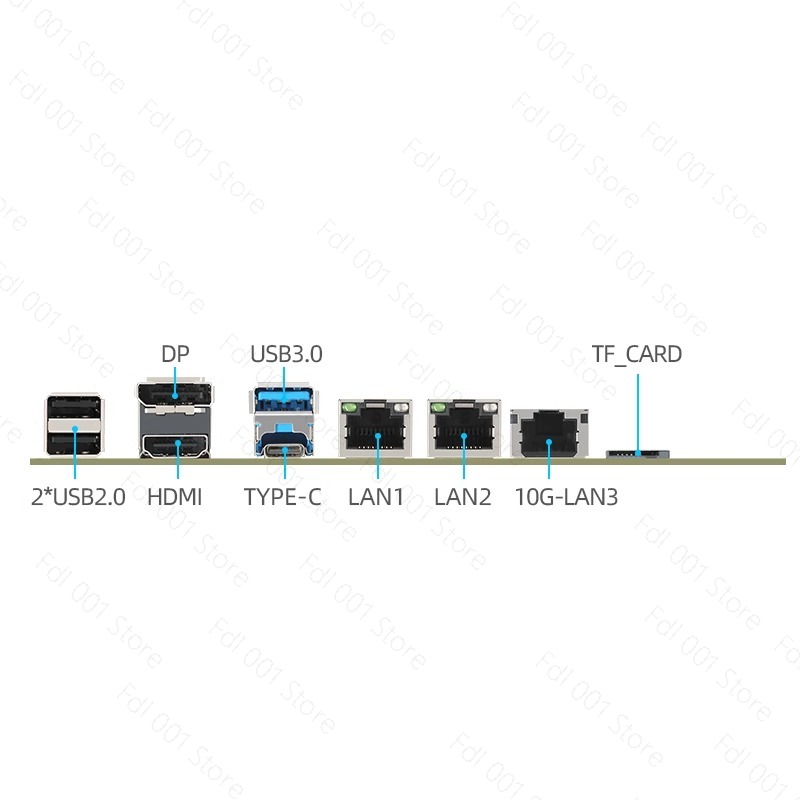 Motherboard N100 Dual 2.5G 10G - Mini Itx Dual 2.5G Nas Motherboard ulasan dan harga